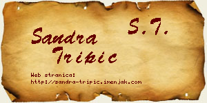 Sandra Tripić vizit kartica